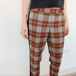 ⚡️J.Crew Tartan Plaid Tuxedo Wool Pant, 8